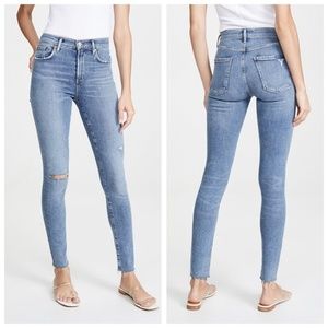 AGOLDE Sophie Mid Rise Skinny Ankle Jean Pentacle